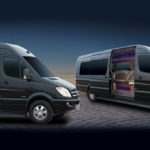 image of two Sprinter limousines on Bel Aire Limo website