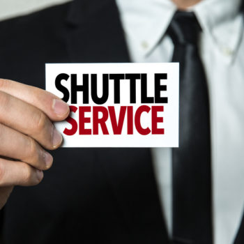 image of shuttle service card on Bel Aire Limo website